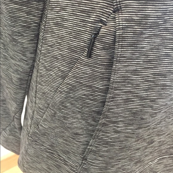 Athleta hoodie black white striped - Picture 15 of 16